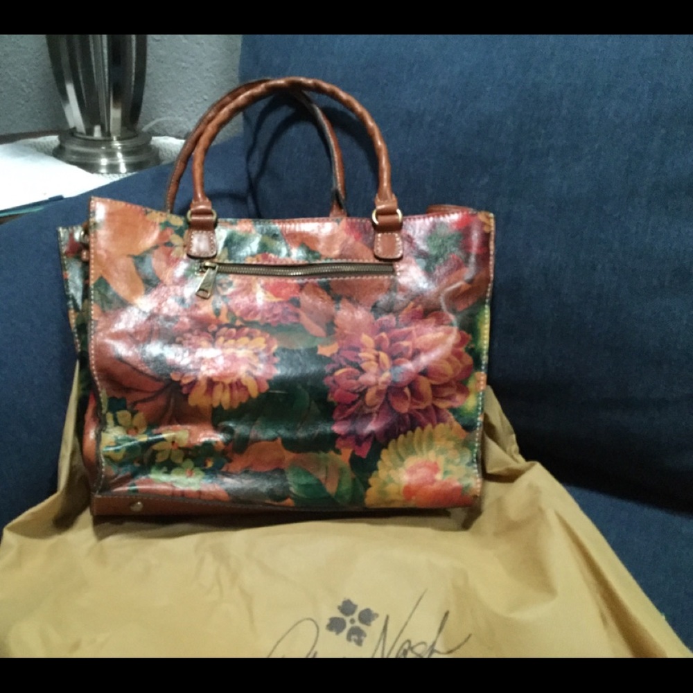 Patricia Nash Leather Handbag Tote